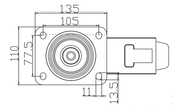 欧款重型刹车底板尺寸